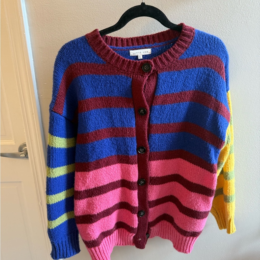 Colorful Striped Women's Sweater